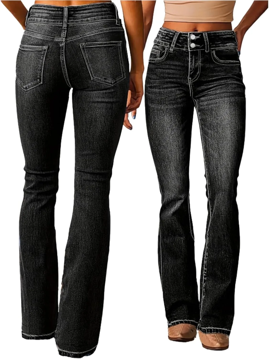 Acapi Jeans Women, Jean Akapi, Butt Lift Slim Fit High Waisted Stretch Jeans for Women
