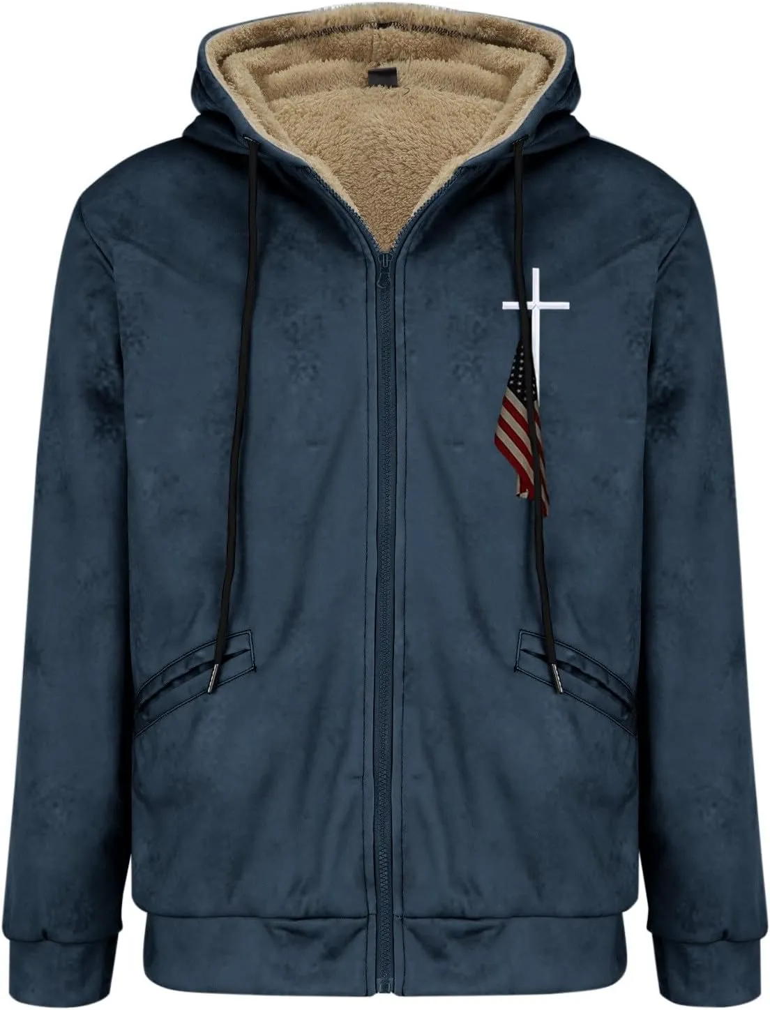 ADJHDFH Heavyweight Hoodie Big And Tall Jackets for Men 5Xl Mens Full Zip Jacket 5Xl Bomber Jacket for Men Big And Tall