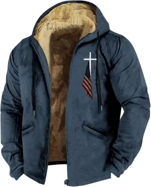 ADJHDFH Heavyweight Hoodie Big And Tall Jackets for Men 5Xl Mens Full Zip Jacket 5Xl Bomber Jacket for Men Big And Tall