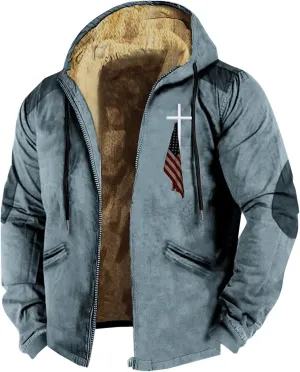 ADJHDFH Heavyweight Hoodie Mens Bomber Jacket With Hood Zipper Hoodies For Men Graphic Mens Winter Bomber Jacket With Hood