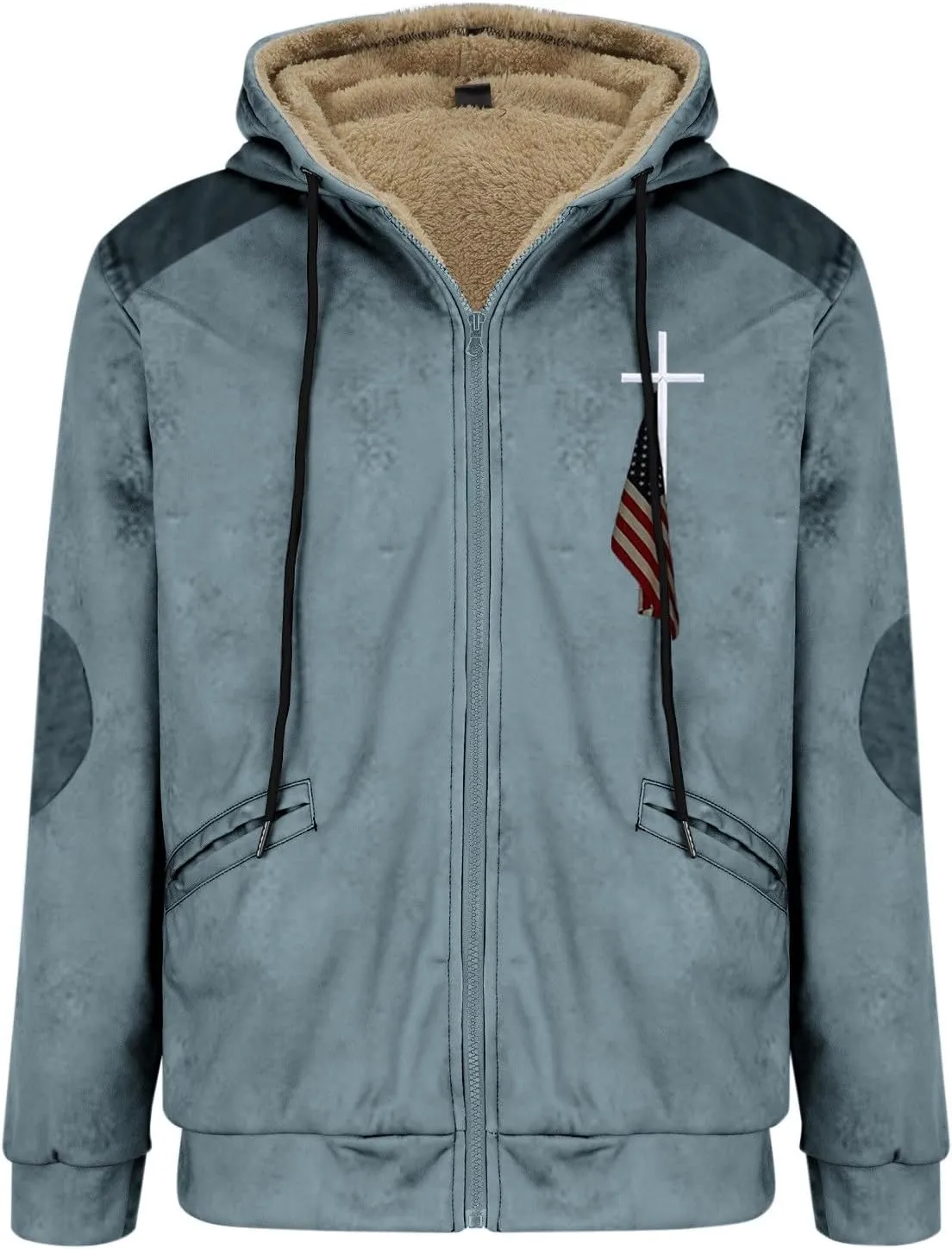 ADJHDFH Heavyweight Hoodie Mens Bomber Jacket With Hood Zipper Hoodies For Men Graphic Mens Winter Bomber Jacket With Hood