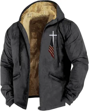 ADJHDFH Sherpa Lined Zip Up Hoodie Men Sherpa Lined Bomber Jacket Men Mens Thin Zip Up Hoodie Sherpa Lined Zip Up Hoodie