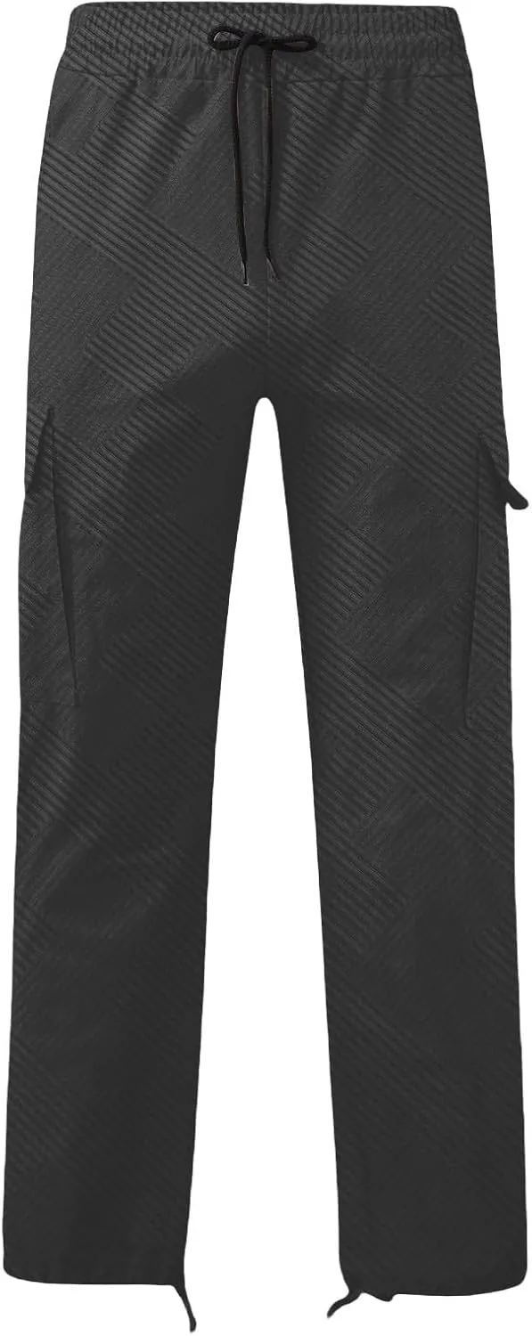 Aniywn Cargo Pants for Men Casual Baggy Work Hiking Pants Relax Fit Outdoor Big and Tall Workout Joggers with Multi Pockets