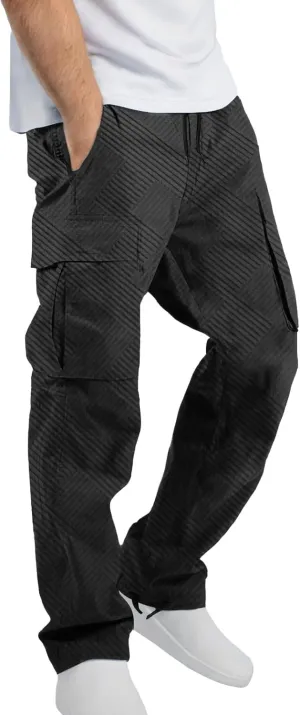Aniywn Cargo Pants for Men Casual Baggy Work Hiking Pants Relax Fit Outdoor Big and Tall Workout Joggers with Multi Pockets