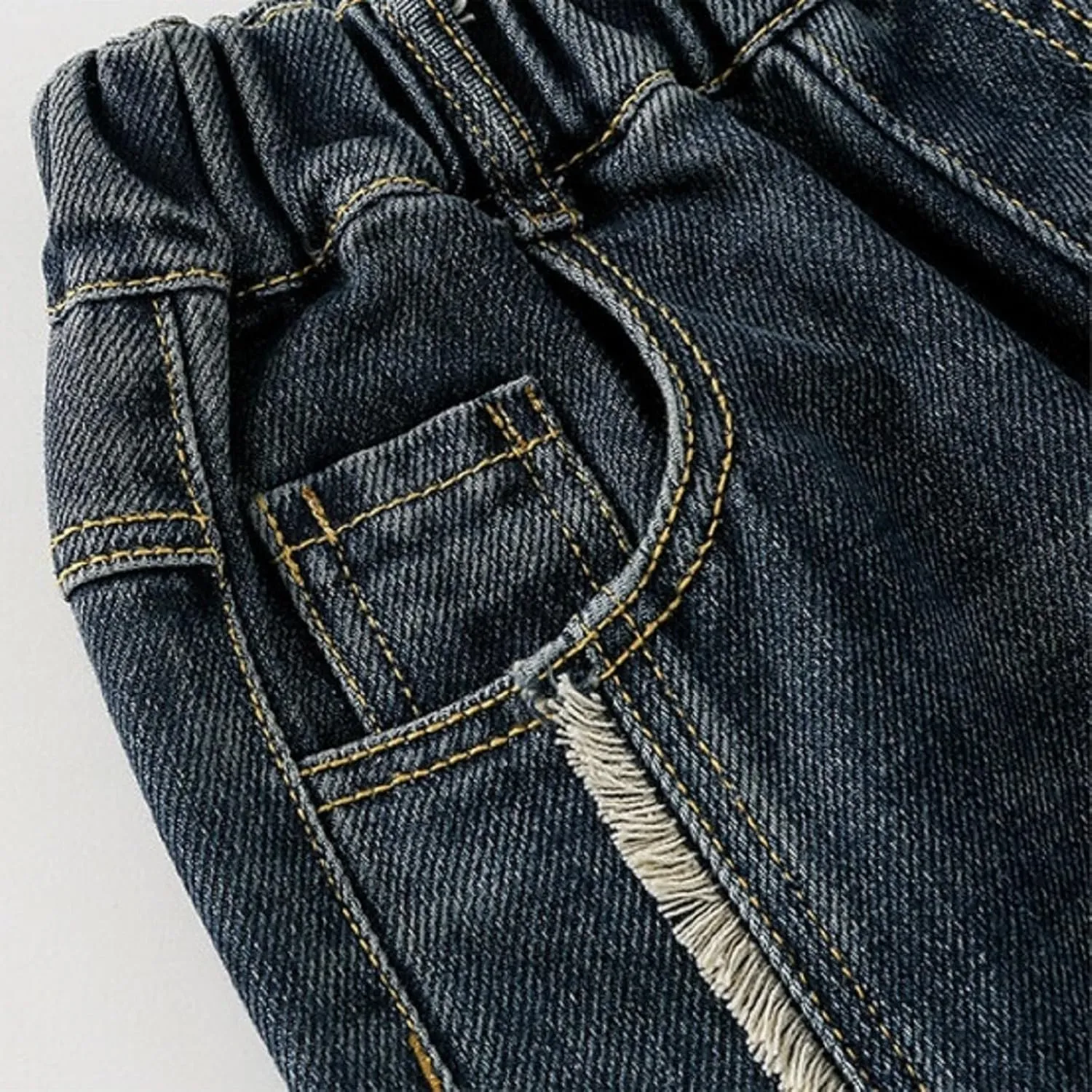 Baggy Girls Jeans Streetwear Denim Cargo Pants High Waist Floor Length Baggy Wide Leg Cargo Jeans