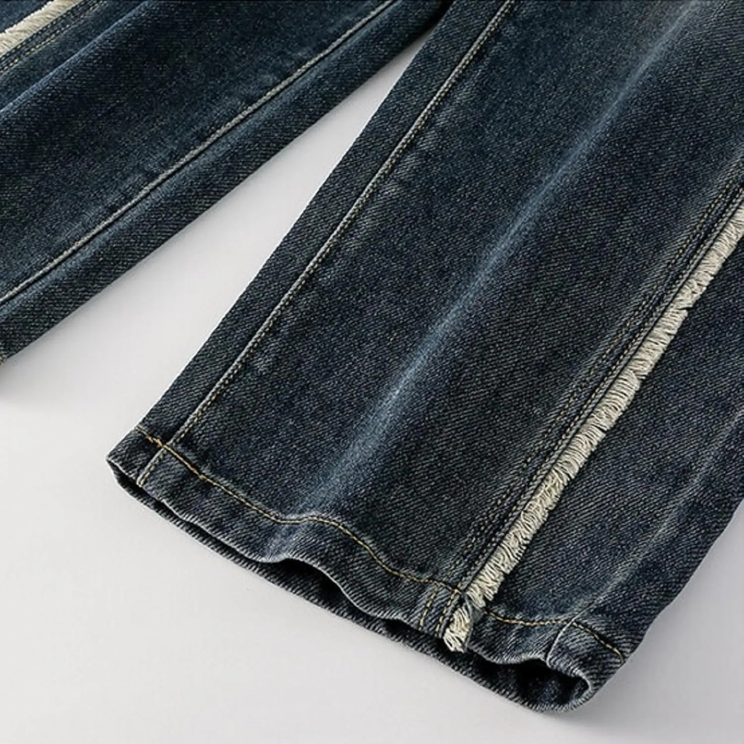 Baggy Girls Jeans Streetwear Denim Cargo Pants High Waist Floor Length Baggy Wide Leg Cargo Jeans