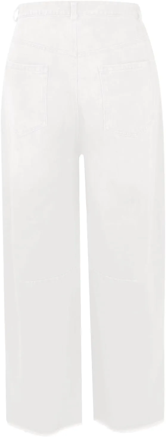 Barrel Leg Jeans Women Balloon Jeans,Women's Baggy Boyfriend Jeans Vintage Wide Leg Mid Rise Barrel Denim Ankle Pants