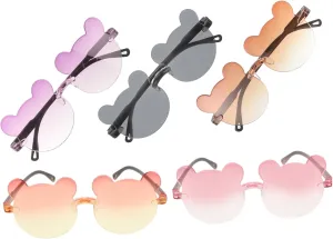 BESTYASH Sunglasses for Kids 5pcs Novelty Party Glasses Uv Protection Blue Light Blocking for Infants