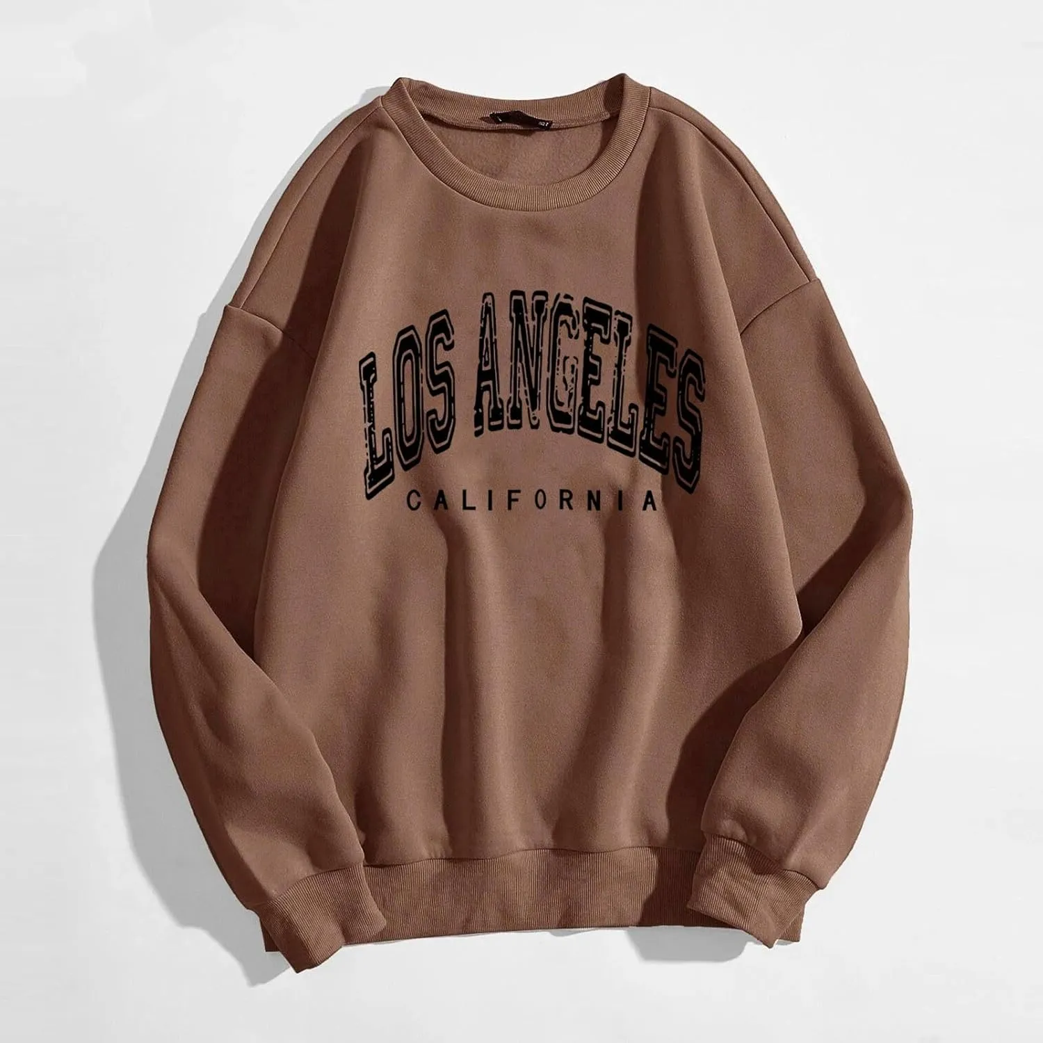 California Sweatshirts for Women Crewneck Letter Graphic Vacation Shirt Long Sleeve Sweatshirts