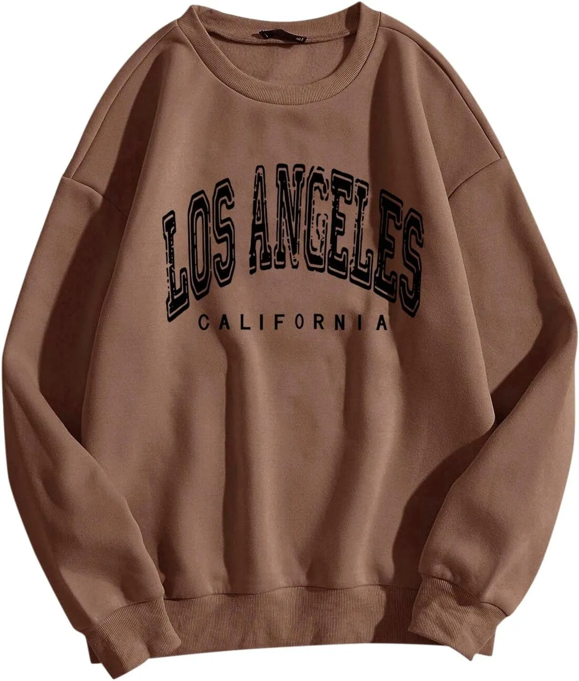 California Sweatshirts for Women Crewneck Letter Graphic Vacation Shirt Long Sleeve Sweatshirts