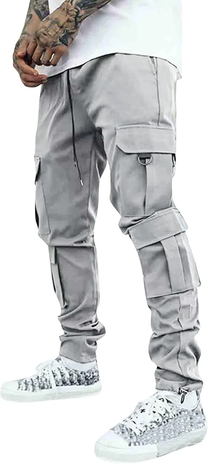 Cargo Pants for Men Baggy Joggers Pants Chino Trousers Sweatpants Long Pants Workout Trousers Men's Fleece Sweatpants