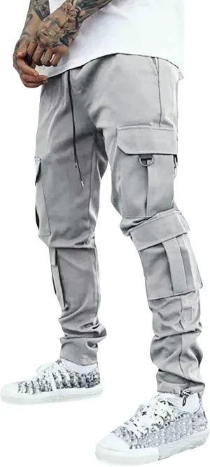 Cargo Pants for Men Baggy Joggers Pants Chino Trousers Sweatpants Long Pants Workout Trousers Men's Fleece Sweatpants
