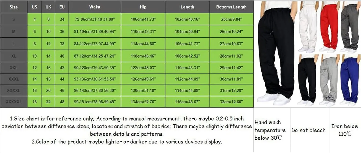 Cargo Pants for Men Casual Baggy Hiking Pants Relax Fit Lightweight Outdoor Work Athletic Workout Joggers with Pocket
