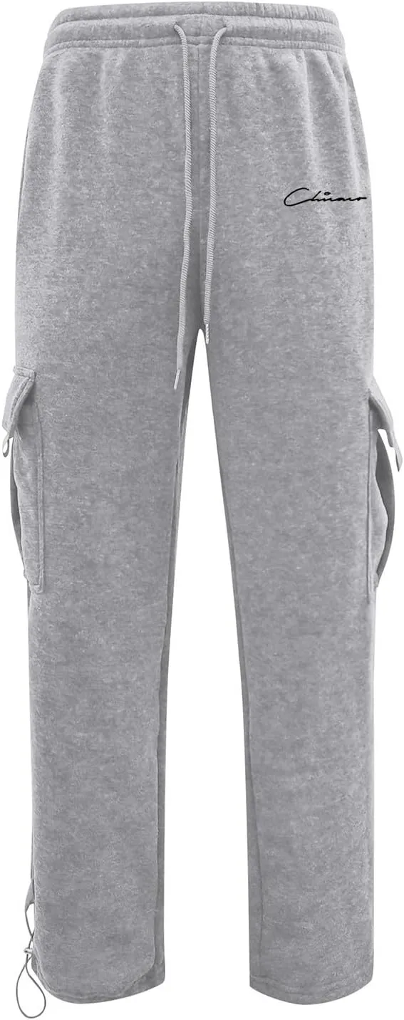 Cargo Pants for Men, Casual Baggy Work Hiking Pants Relax Fit Outdoor Big and Tall Workout Joggers with Multi Pockets