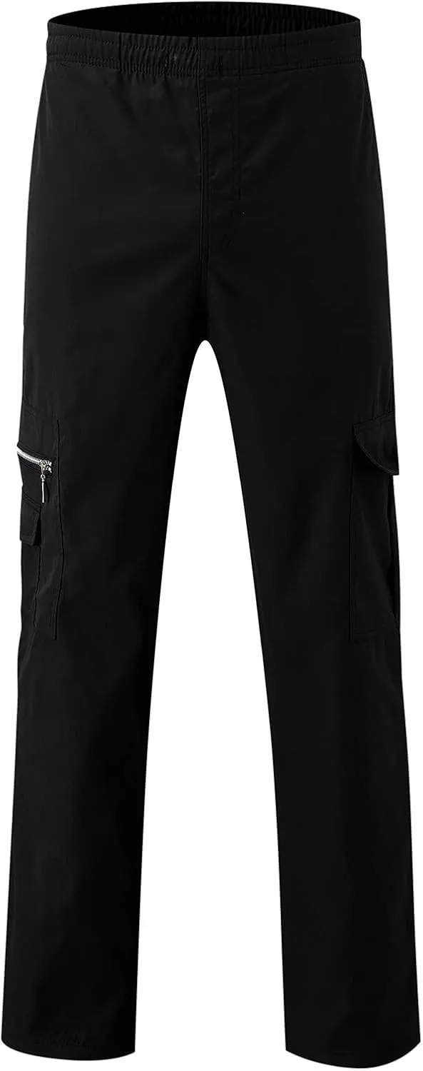 Cargo Pants for Men Relaxed Fit Mens Cargo Pants Comfortable Basic Pants Sport Daily Workout Pants Mens Baggy Joggers