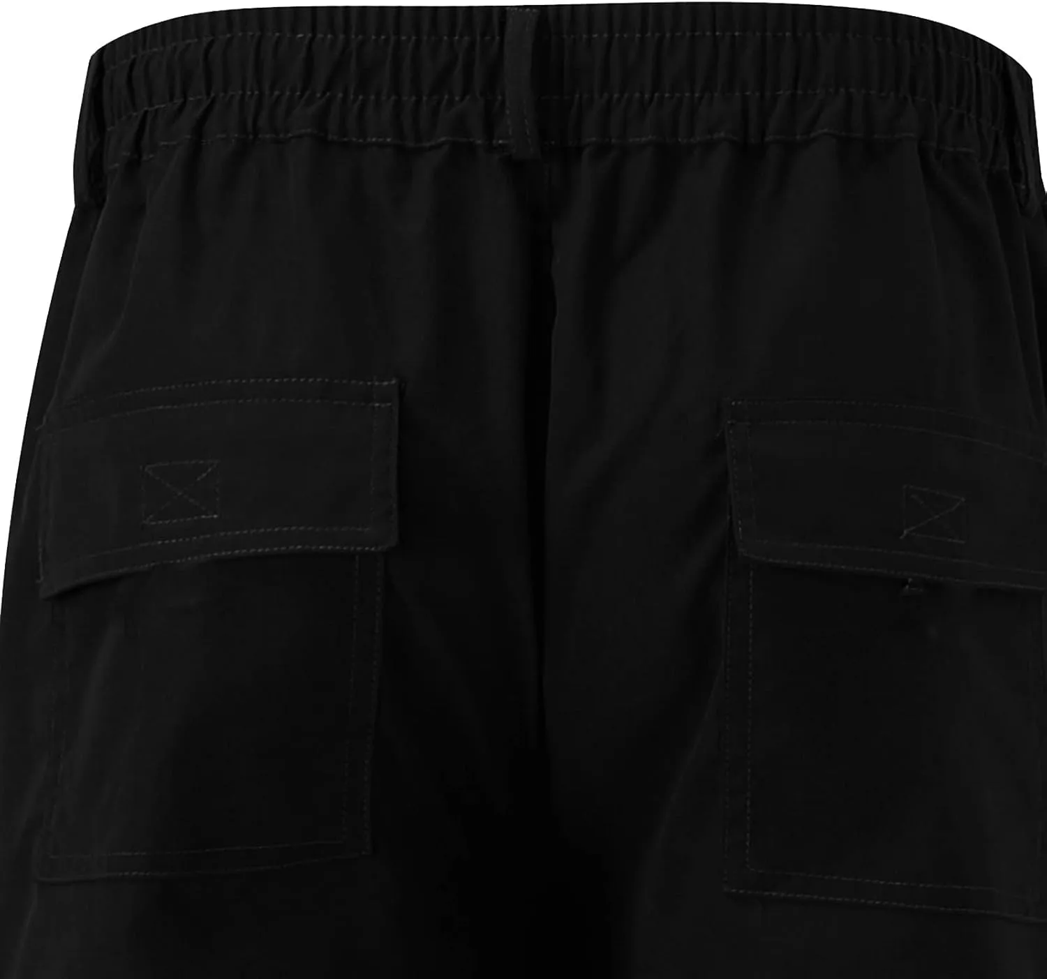 Cargo Sweatpants for Men Mens Lounge Pants Linen Drawstring Elastic Waist Baggy Drop Crotch Sweatpants Trousers Mens