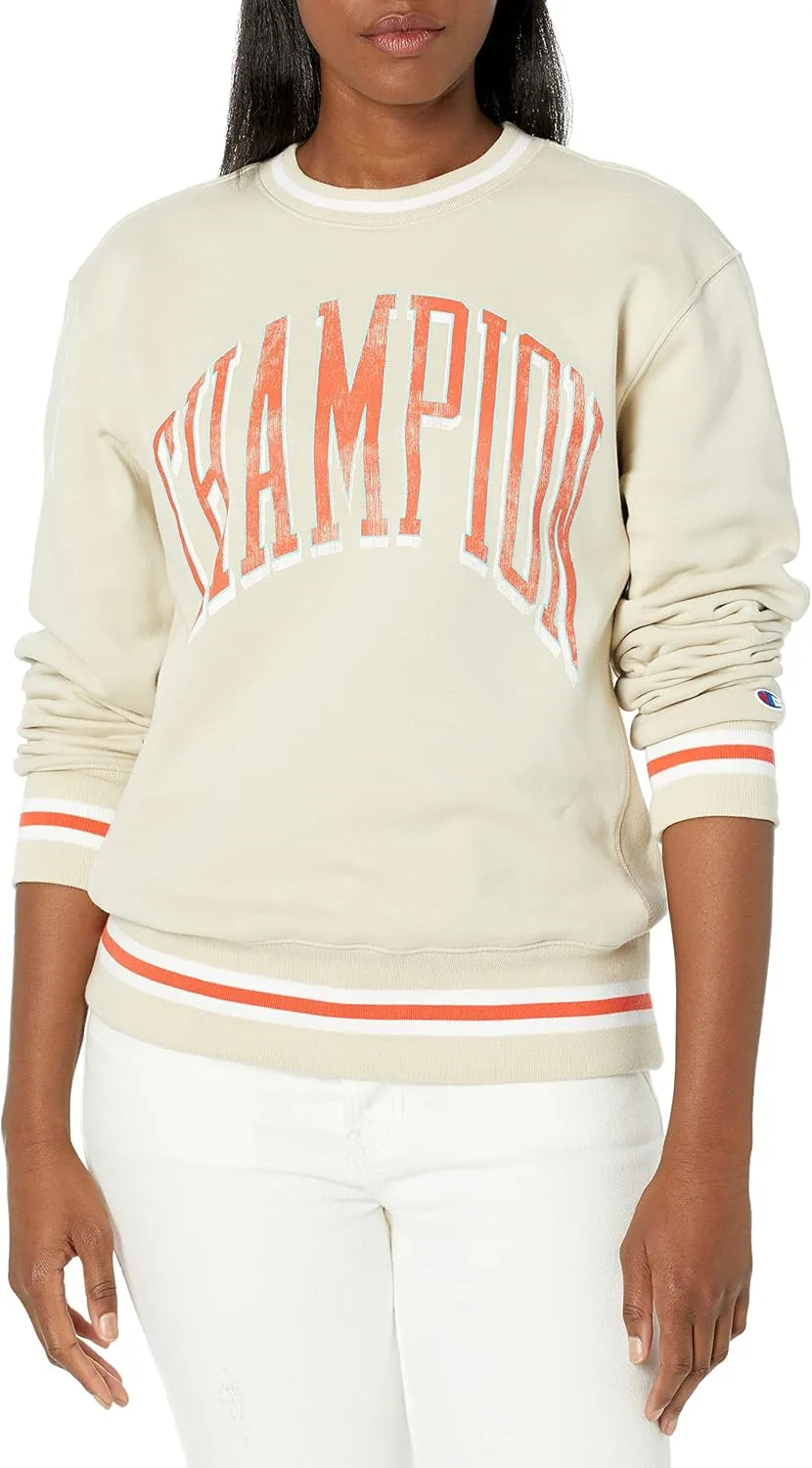 Champion Midweight Crew, Oversized, Women's Sweatshirts
