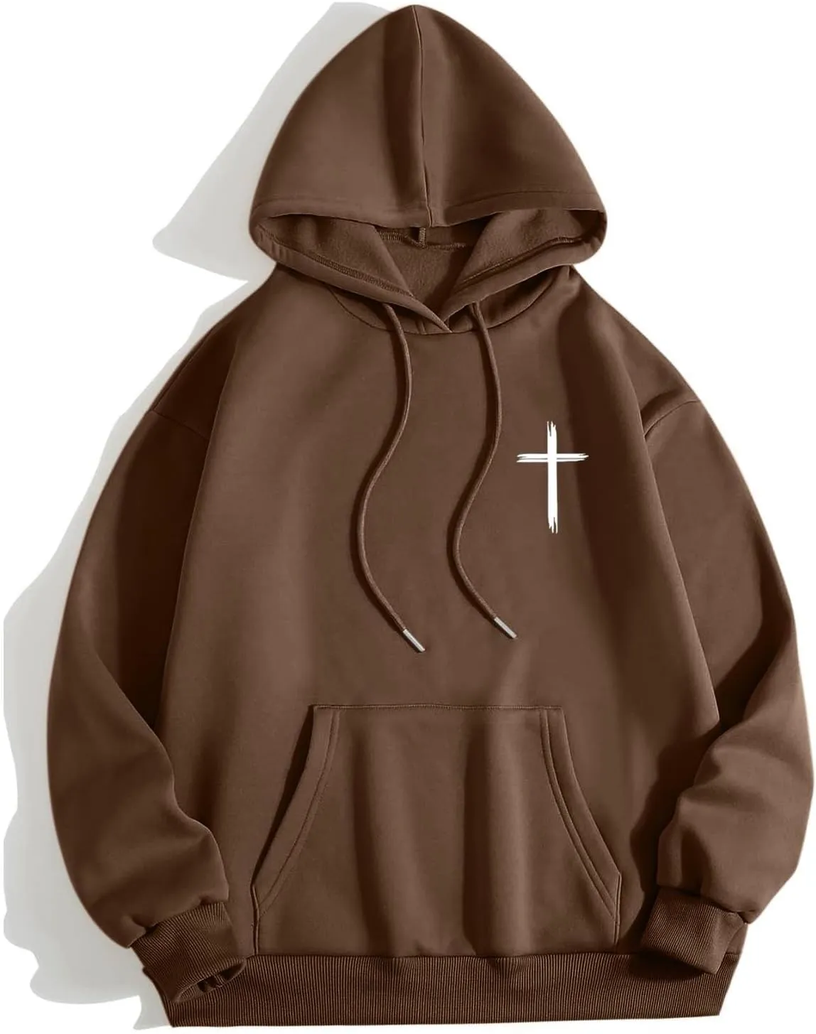 Christian Hoodies for Men Women Bible Verse Letter Graphic Printed Hoodies Casual Drawstring Long Sleeve Tops with Pockets