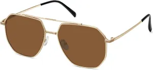 Classic Aviator Sunglasses for Women Men Trendy Square Oversize Polarized Sunglasses