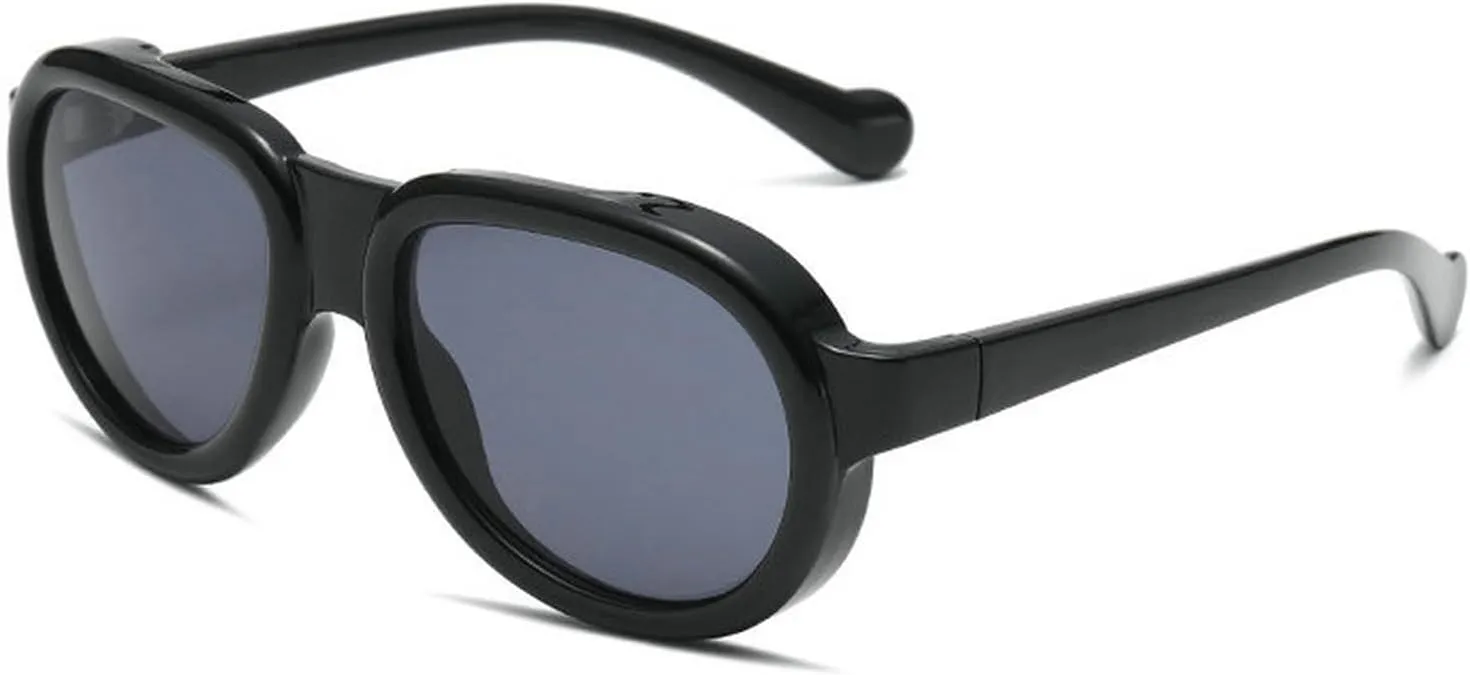COTIA Fashion Pilot Sunglasses for Women Men Vintage Oval Shades Classic Cat Eye Y2K Punk Outdoor Sun Glasses