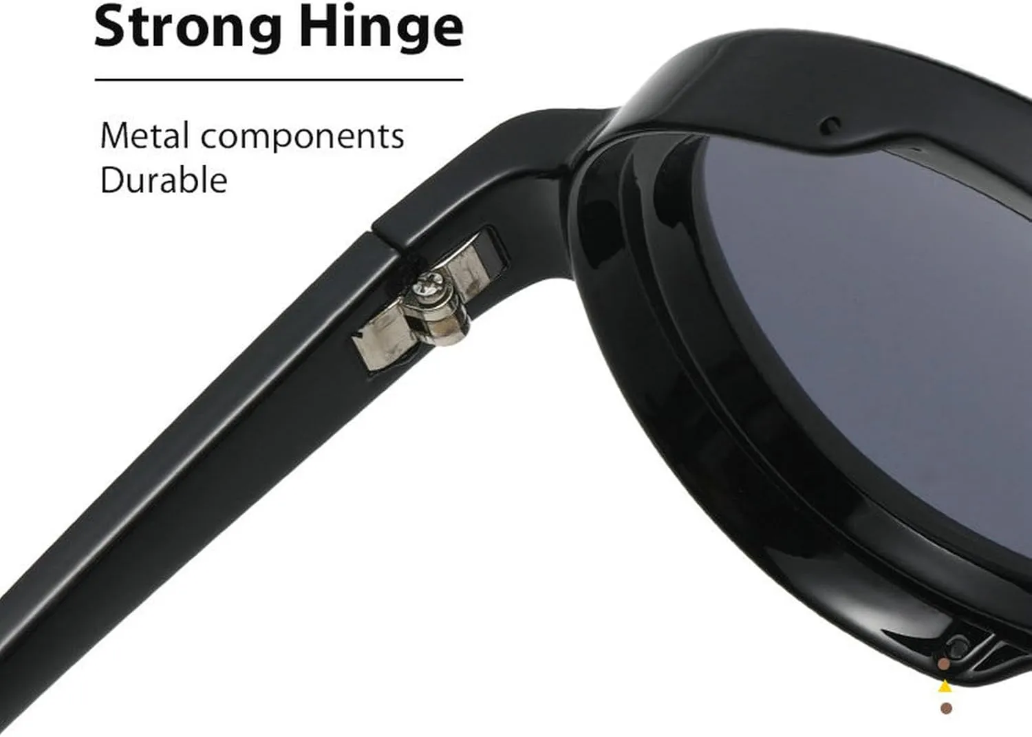 COTIA Fashion Pilot Sunglasses for Women Men Vintage Oval Shades Classic Cat Eye Y2K Punk Outdoor Sun Glasses
