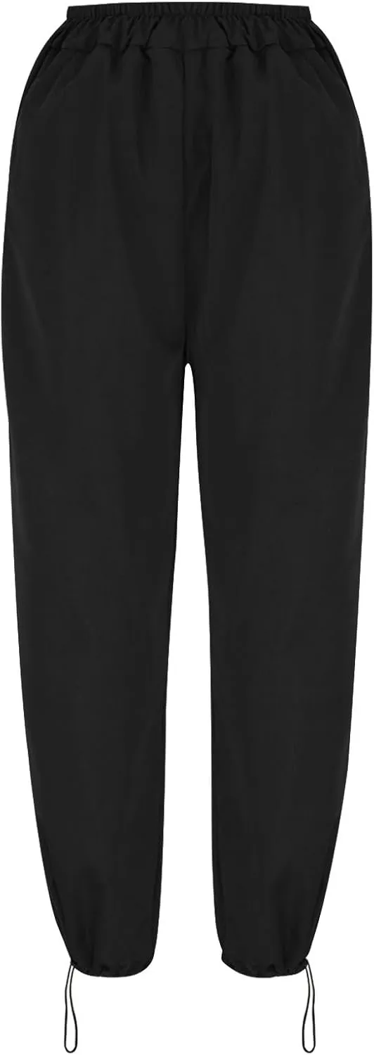 Cute Pants Womens Plus Size Cargo Pants Relax Fit Straight Bootcut Wide Leg Trousers Y2K Teen Girls Trendy Streetwear