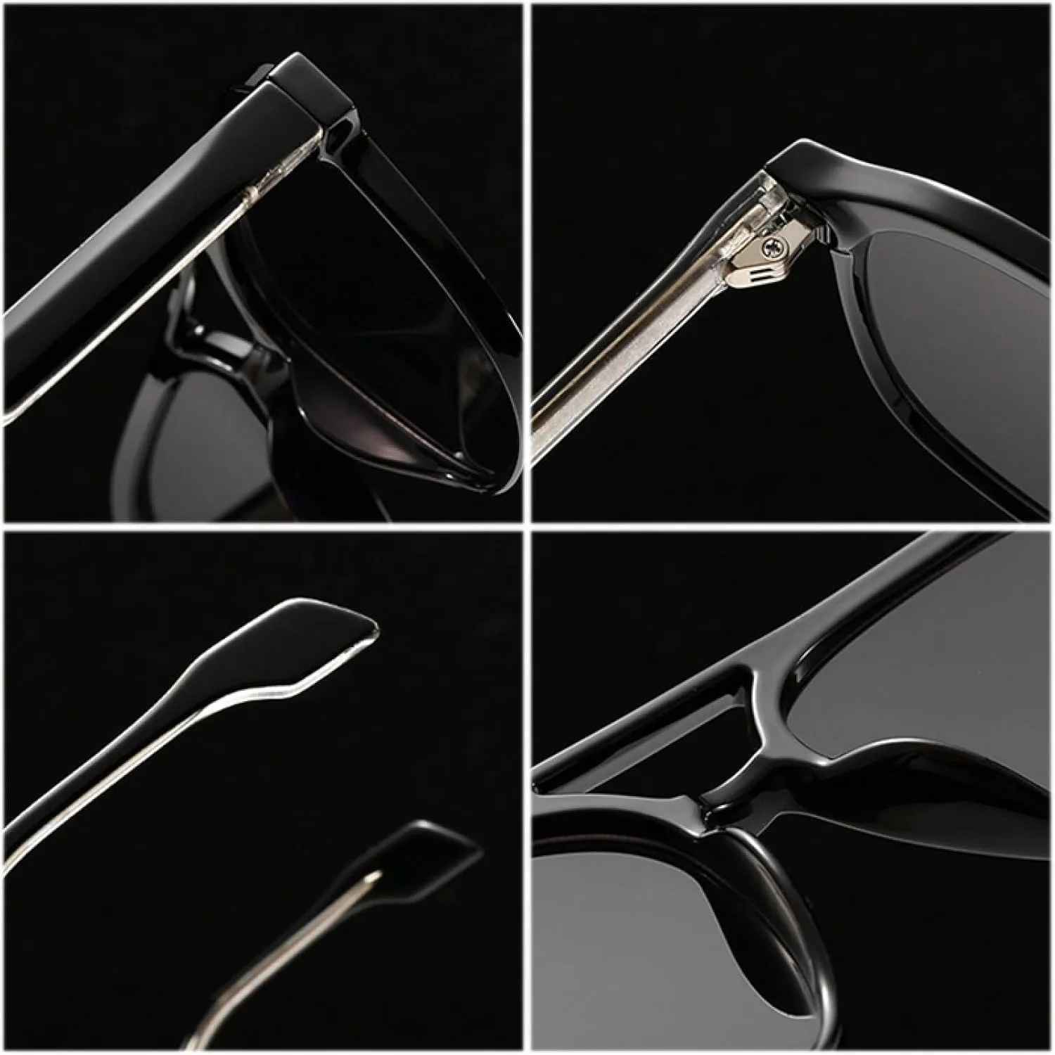 Double Bridges Women Luxury Sunglasses Retro Men Gradient Shades Uv400 Sun Glasses