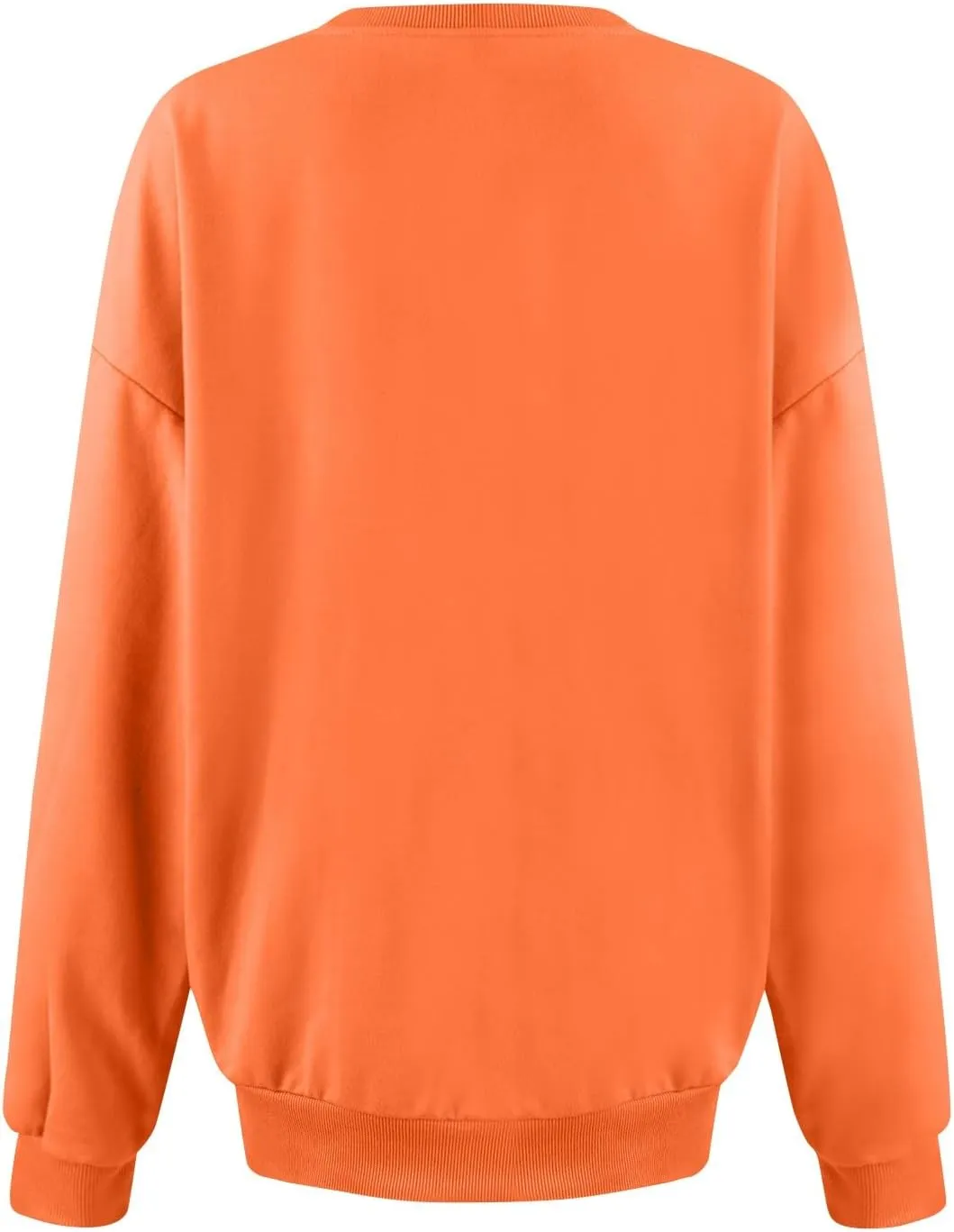 Fall Shirts For Women 2024 Women Fashion Casual Loose Solid Color Padded Crewneck Oversized Women Sweatshirt