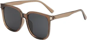 Fashion Large Square Frame UV400 Men And Women Sunglasses Outdoor Driving Vacation Party Photo Beach Sun Glasses