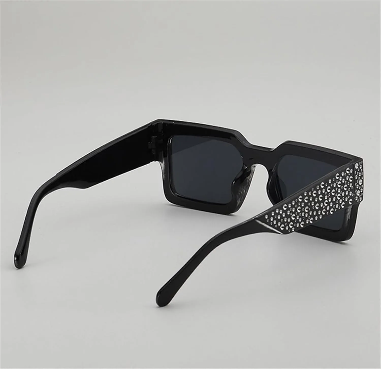 Fashion Personality Large Square Frame Sunglasses Outdoor Men And Women Decorative Beach Vacation Party Photo Sun Glasses