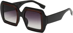 Fashion Personality Square Large Frame Men And Women Vacation Street Shooting Polarized Sunglasses