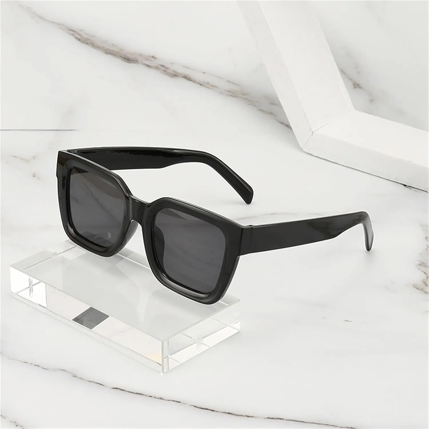 Fashion Square Frame UV400 Sunglasses For Men And Women Outdoor Polarized Driving Vacation Party Photo Sun Glasses