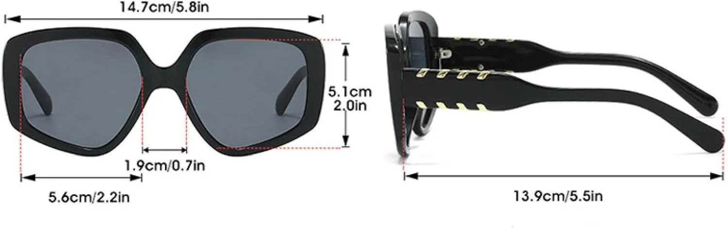 Fashion Sunglasses Uv400 Retro Multicolour Shades for Women Men Trending Popular Sun Glasses