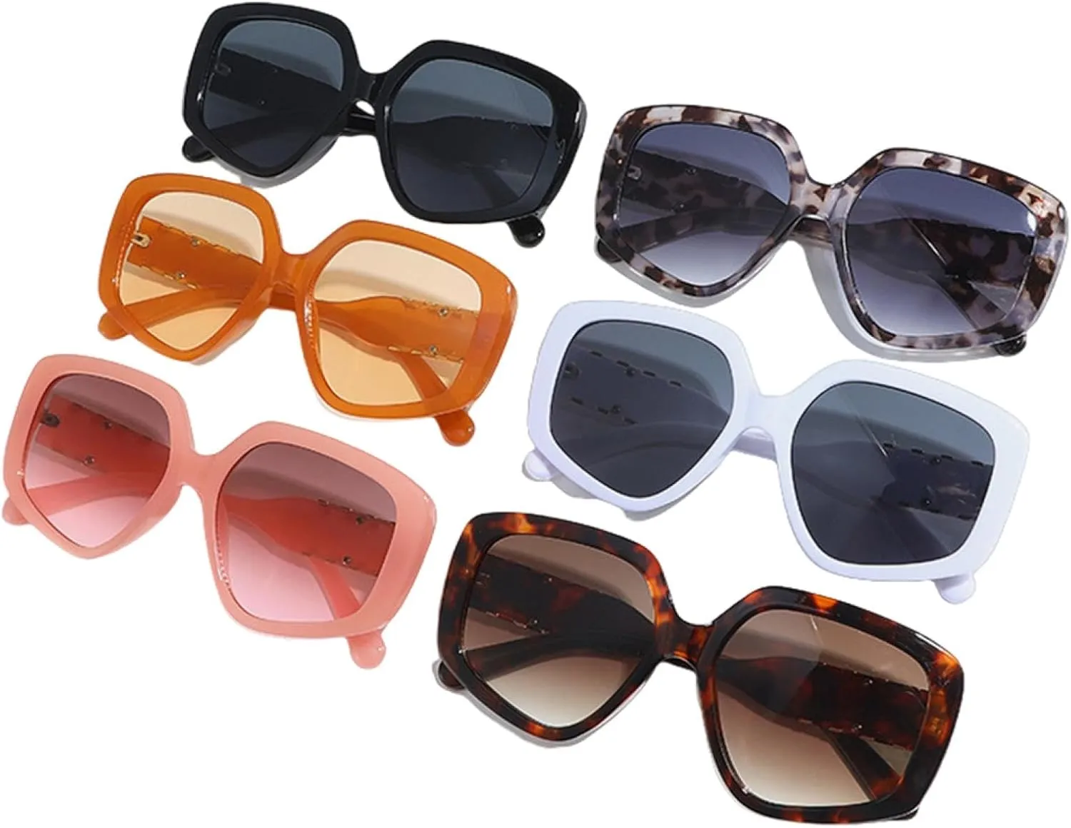 Fashion Sunglasses Uv400 Retro Multicolour Shades for Women Men Trending Popular Sun Glasses
