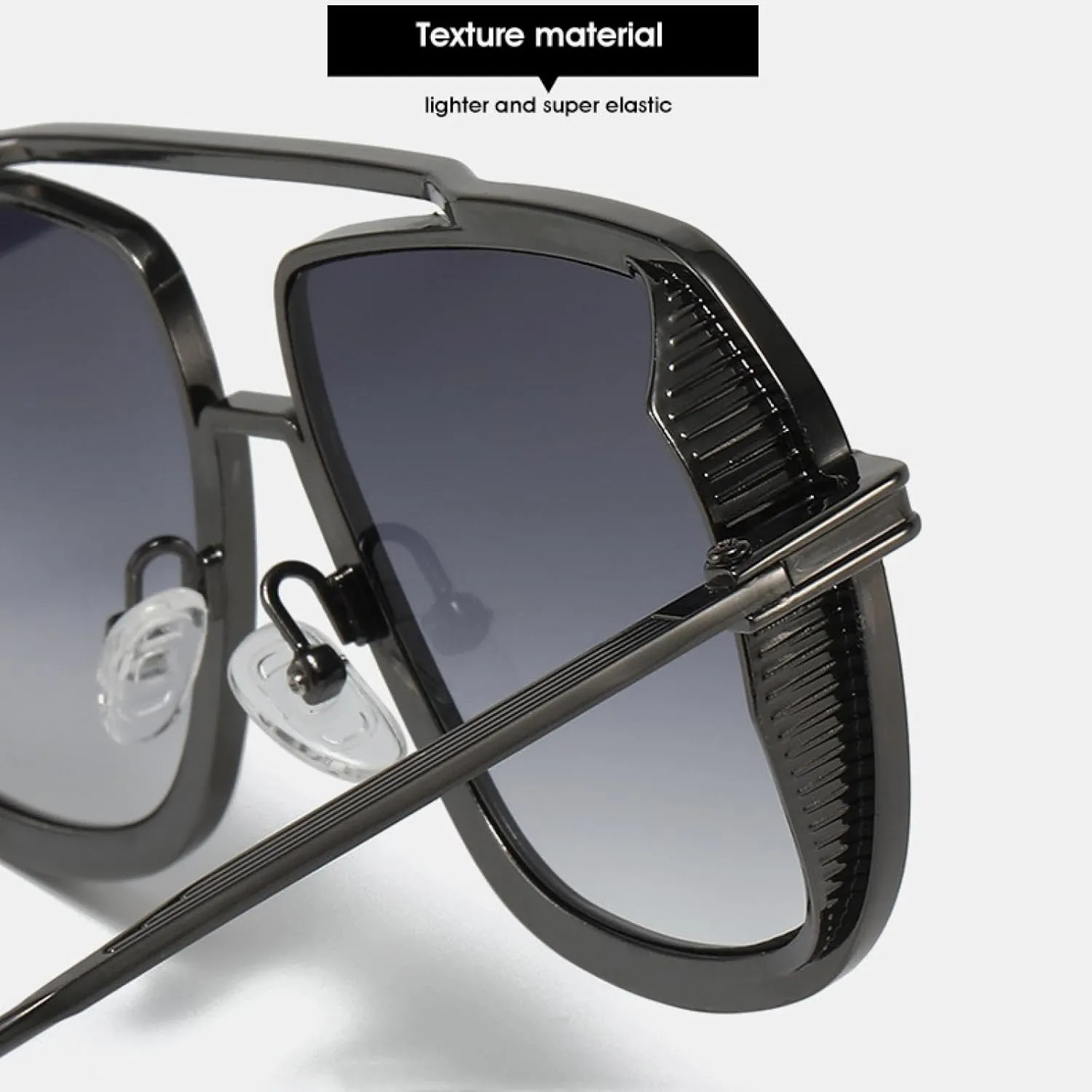 Fashion Sunglasses Women and Men Vintage Luxury Double Bridge Sun Glasses Ladies Driving Shades Uv400