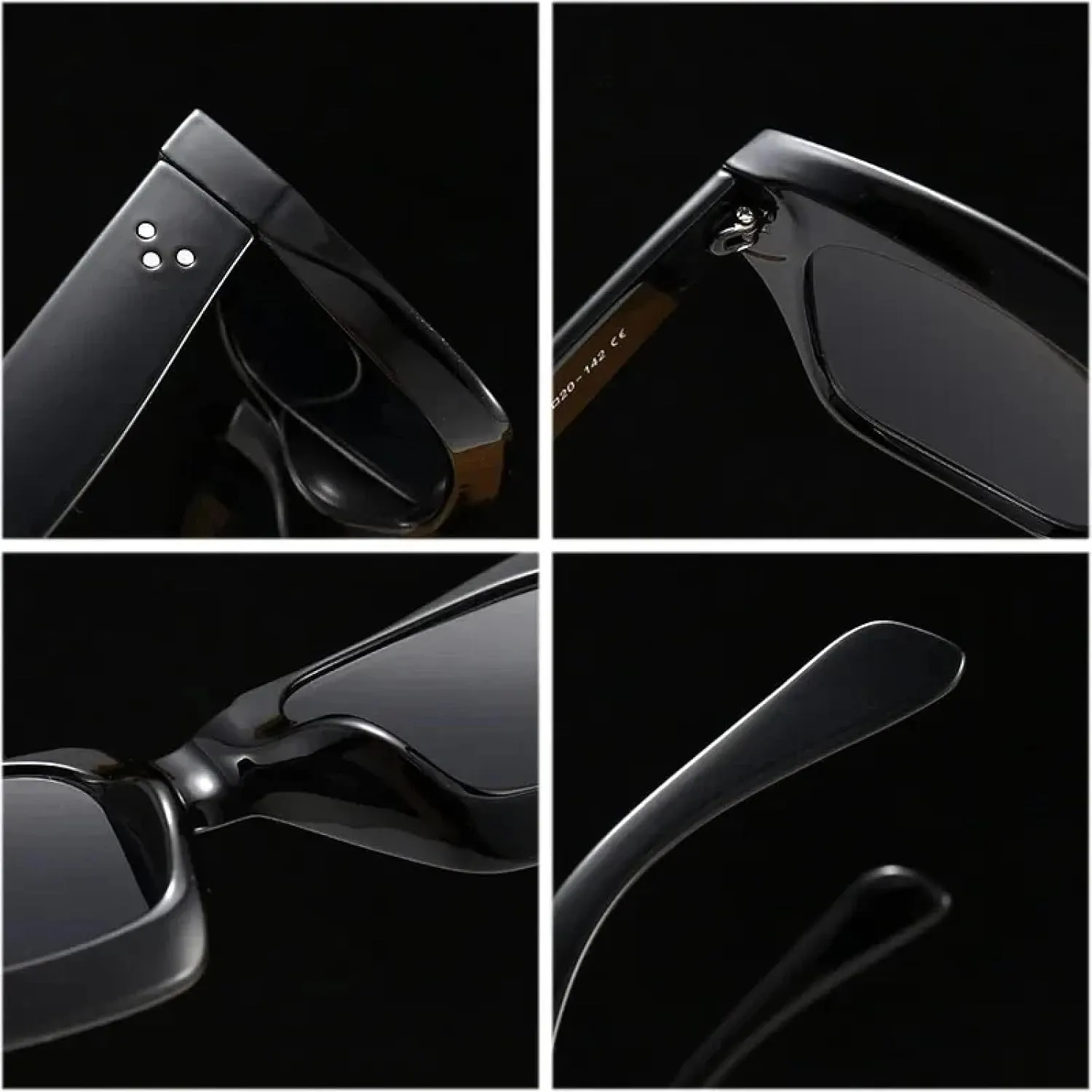Fashion Sunglasses Women Men Vintage Sun Glasses for Women Unique Flat Top Eyewear Shades Uv400