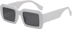 Fashion Wide Leg Small Square Frame Decorative Sunglasses Outdoor Driving Photo UV400 Vacation Men And Women Sun Glasses
