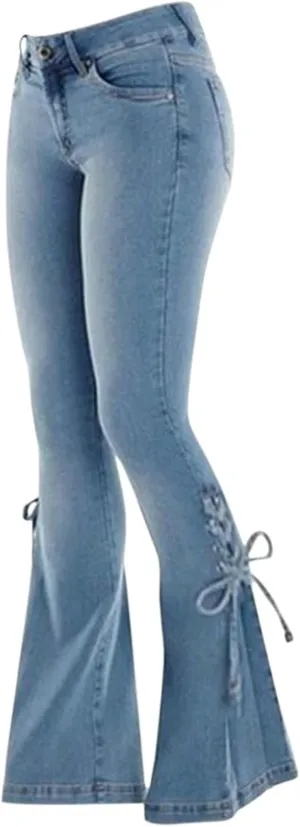 Flare Jeans for Women Women's Bootcut Bell Bottom Jeans High Waisted Stretch Slimming Bell Bottoms Jeans