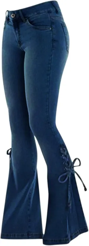 Flare Jeans for Women Women's Bootcut Bell Bottom Jeans High Waisted Stretch Slimming Bell Bottoms Jeans