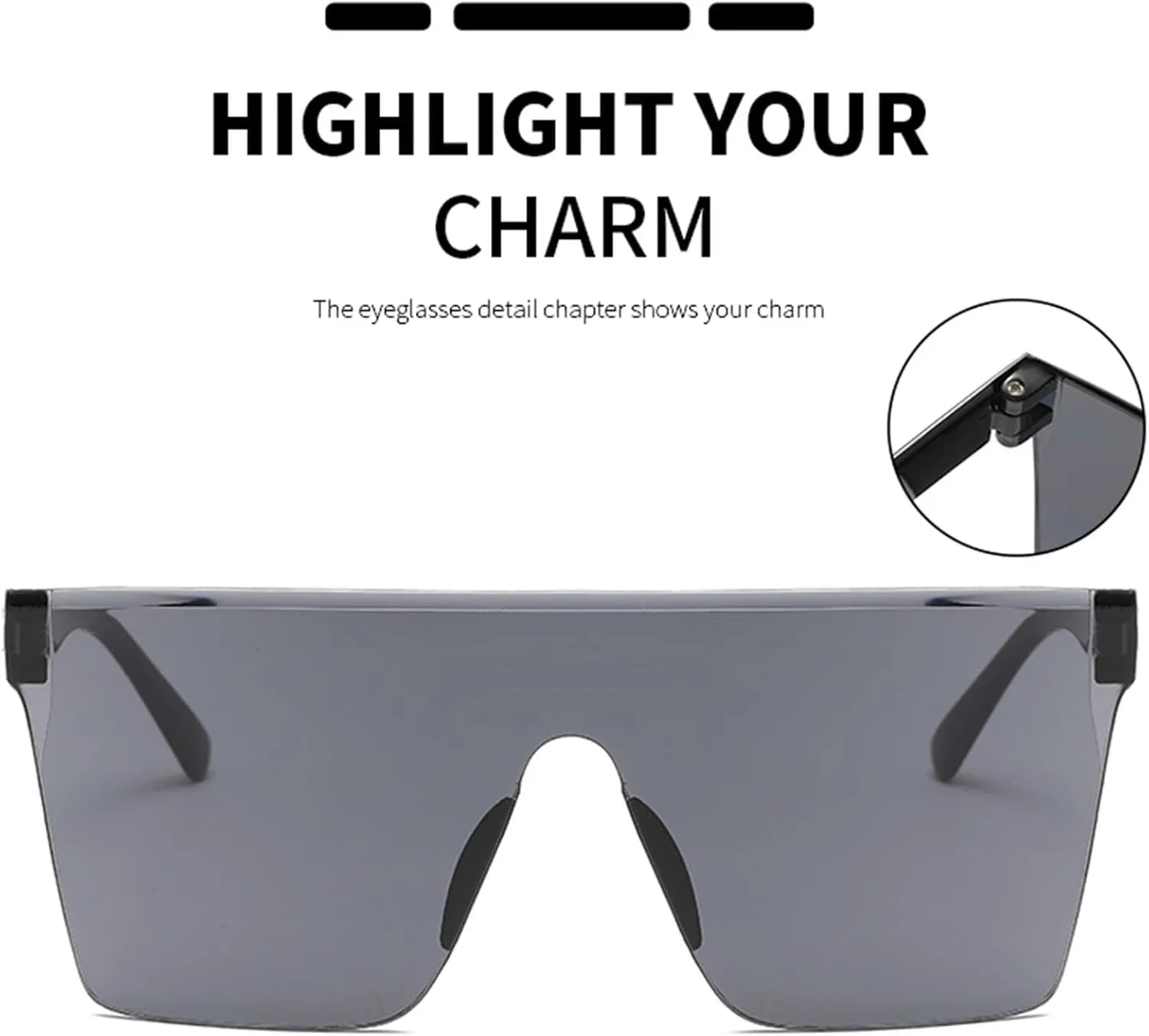 Frame Sun Glasses 2024 Women's Sunglasses Retro Anti Uv400