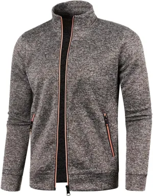 FZVYD Men's Lightweight Bomber Jacket Softshell Windbreaker 2023 Spring Fall Full Zip Active Coat Slim Fit Athletic Outwear