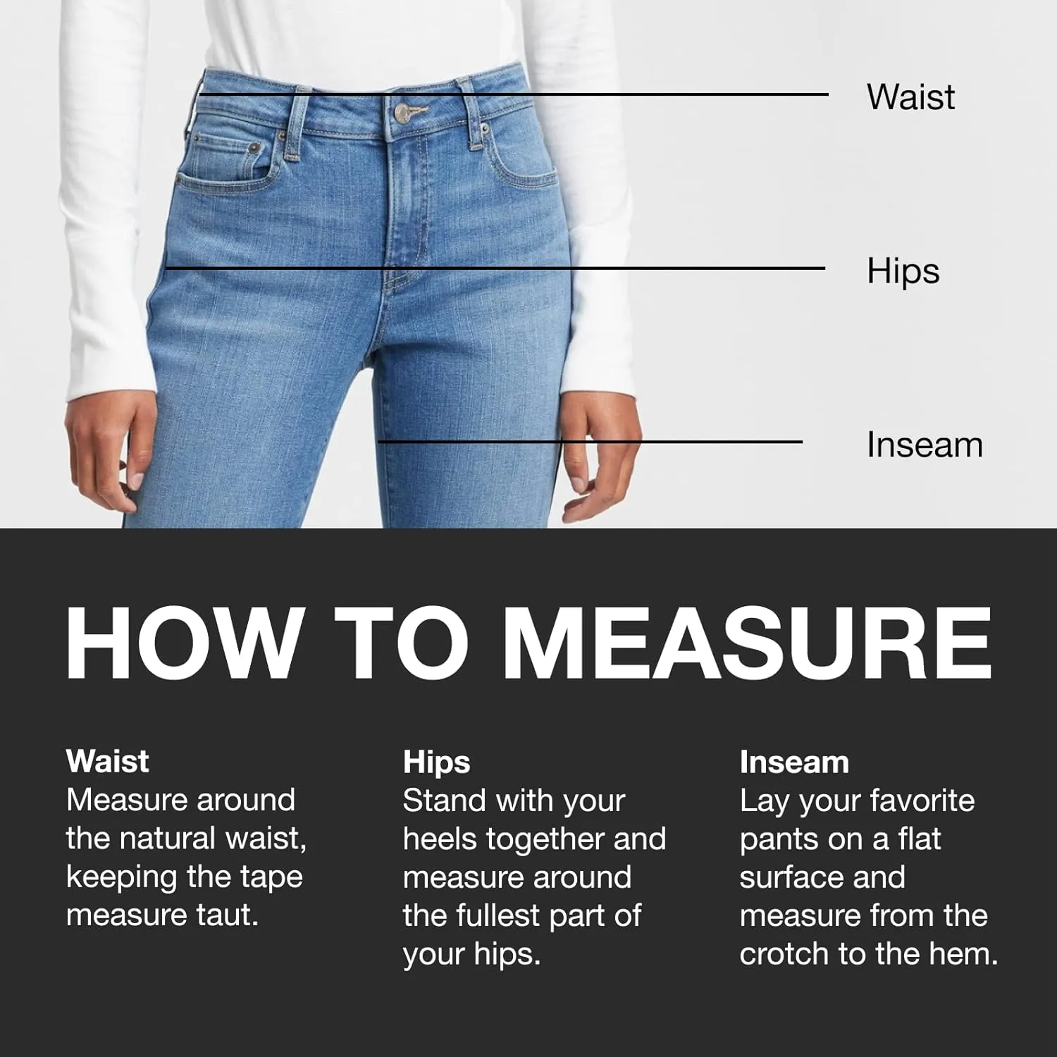 GAP Women's High Rise Vintage Slim Fit Denim Jeans