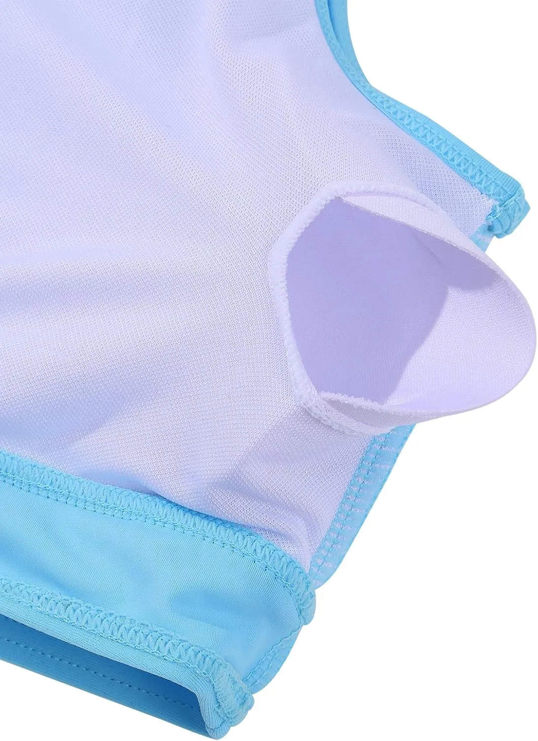 Girls Swimsuits 3 Piece Tankini Bathing Suit Set Sport Style Bikini Swimwear with Long Skirt for 9-16 Years