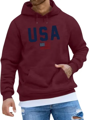 GOFULY Men'S Fashion Hoodies & Sweatshirts Good Things Take Time Letter Print Casual Fall Long Sleeve Pullover Sweatshirts