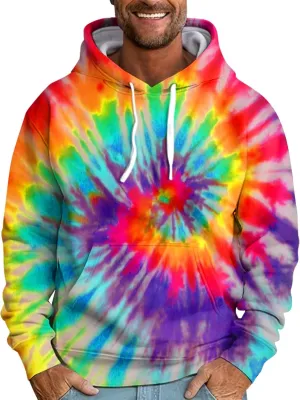GOFULY Men'S Fashion Hoodies & Sweatshirts Usa Flag American Patriotic Fall Winter Pullover Sweatshirts Long Sleeve Shirts