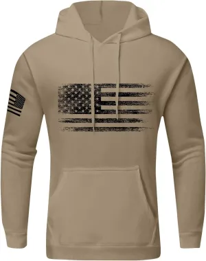 GOFULY Men'S Fashion Hoodies & Sweatshirts Usa Flag American Patriotic Fall Winter Pullover Sweatshirts Long Sleeve Shirts