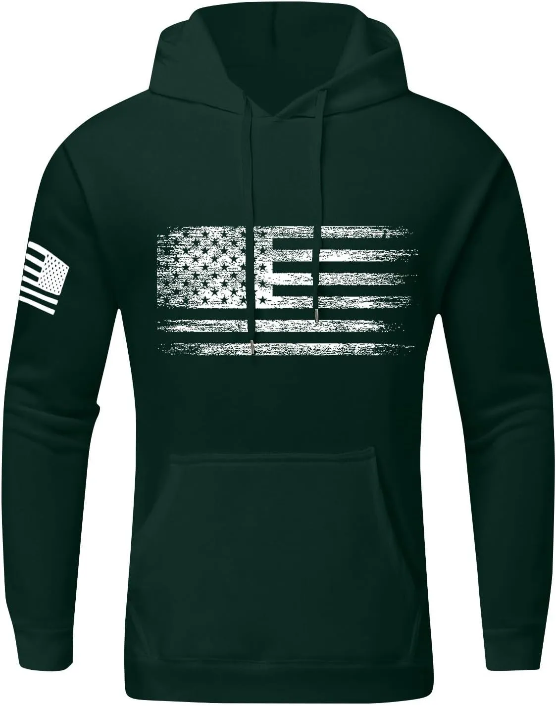 GOFULY Men'S Fashion Hoodies & Sweatshirts Usa Flag American Patriotic Fall Winter Pullover Sweatshirts Long Sleeve Shirts