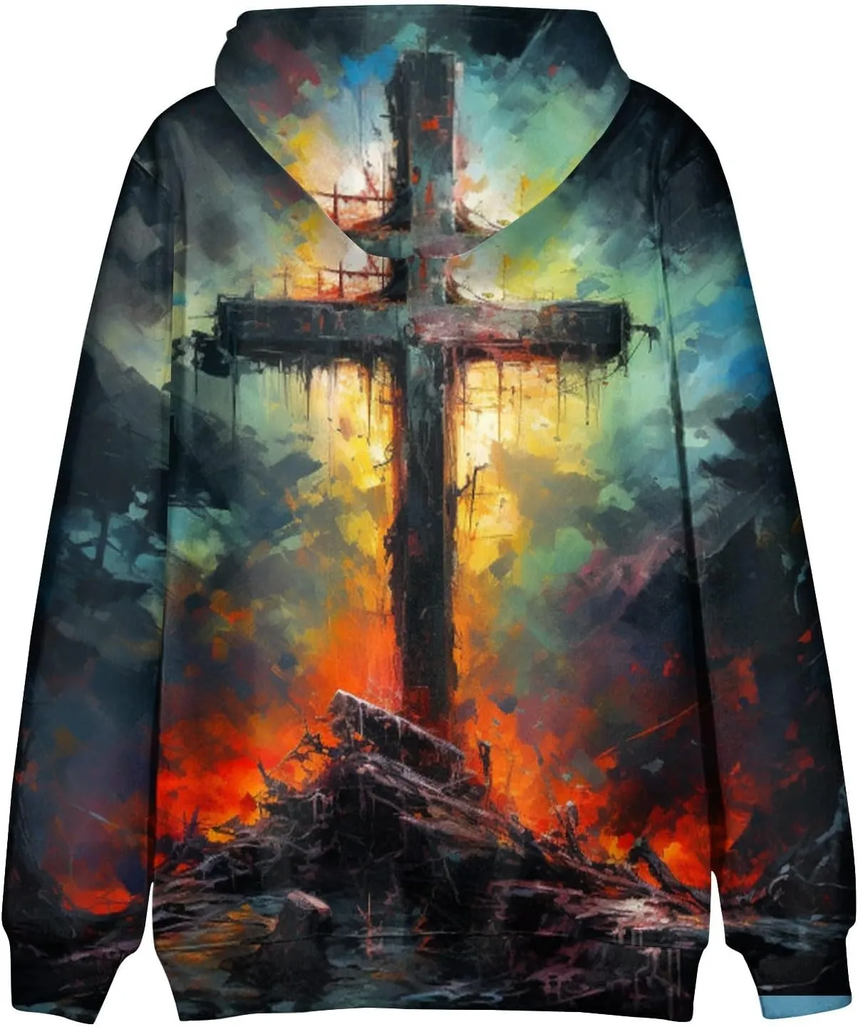 GOFULY Mens Graphic Hoodies Pullover Vintage Graphic Fall Sweatshirt Fashion Winter Hoodies Pullover Drawstring Y2K Shirts