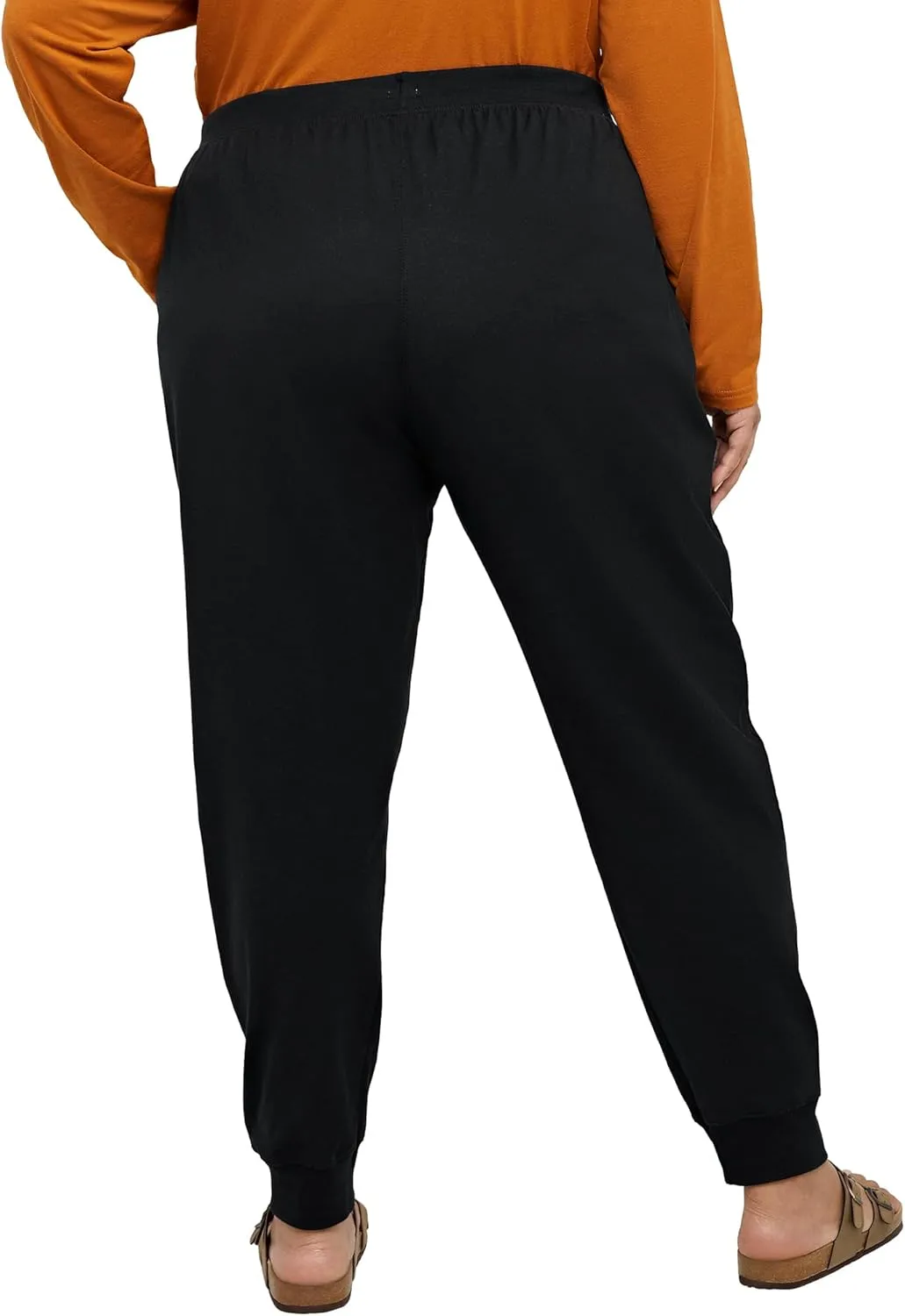 Hanes Women's Originals Cotton Joggers, 100% Cotton Jersey Sweatpants For Women, 29 Inseam