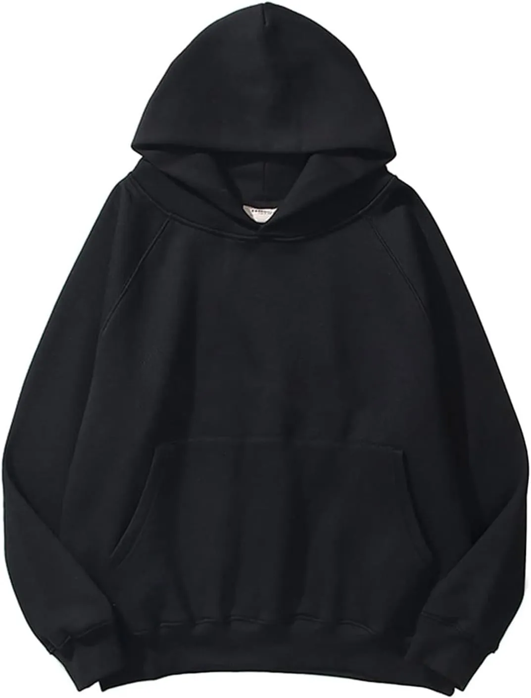 Hoodies for Women Oversized Hooded Sweatshirt Drop Shoulder Fall Fleece Lined Clothes with Pocket Causal Solid 2023 Outfits